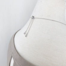 Load image into Gallery viewer, Long Adjustable Necklace with Brushed Stick Pendant
