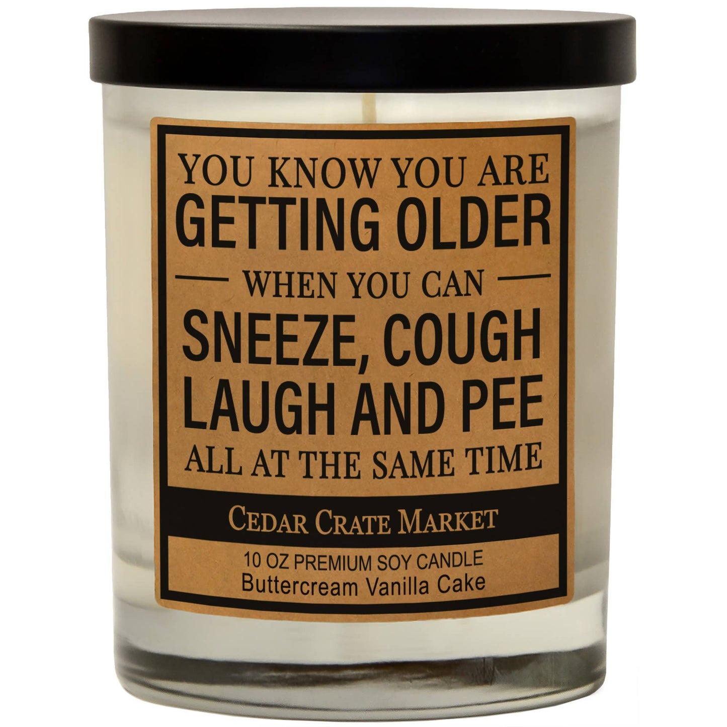 Sneeze, Cough, Laugh, And Pee Soy Candle