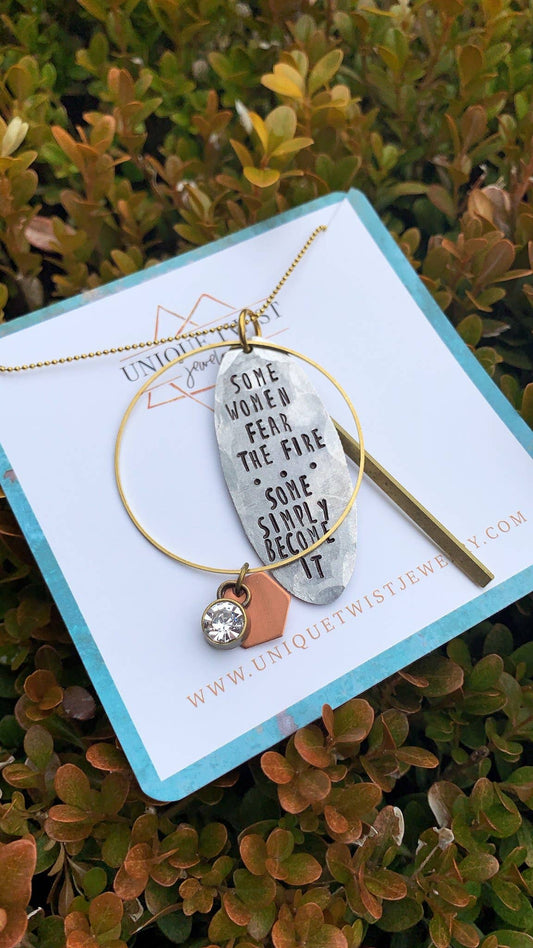 Unique Twist Jewelry - Become The Fire Necklace