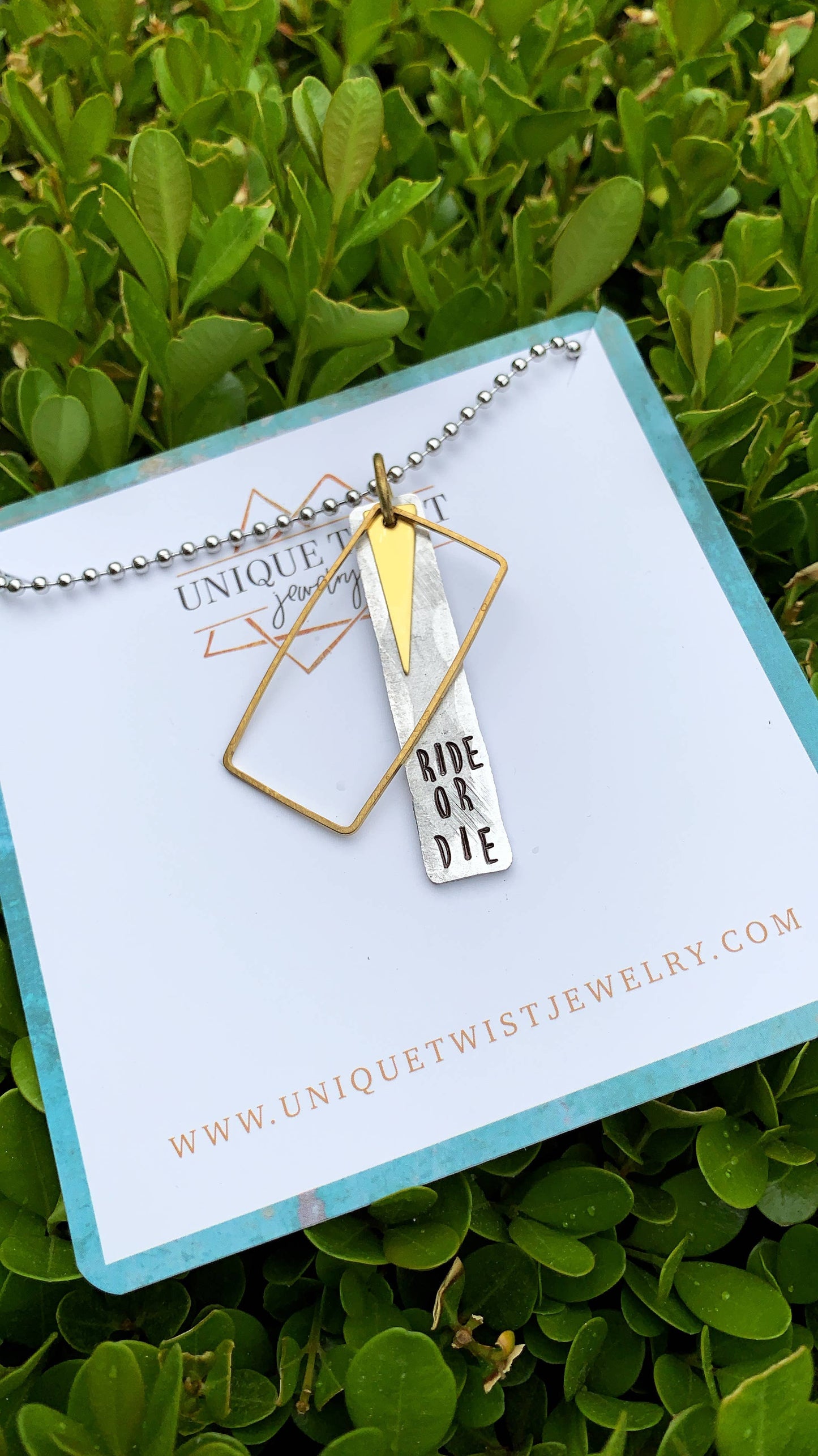 Unique Twist Jewelry - Ride Or Die Necklace