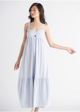 Load image into Gallery viewer, SALE Cutout Front Rouched Maxi Dress
