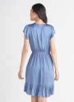 Load image into Gallery viewer, SALE Asymmetrical Ruffle Trim Dress
