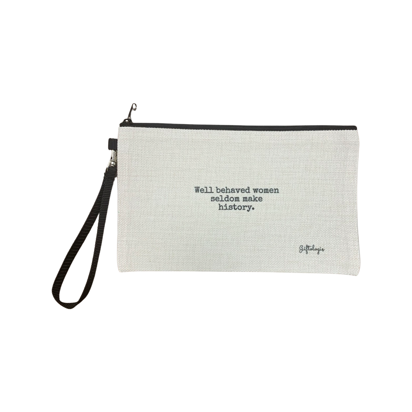 Linen Zippered Bag