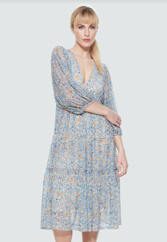 Mesh Tiered Dress