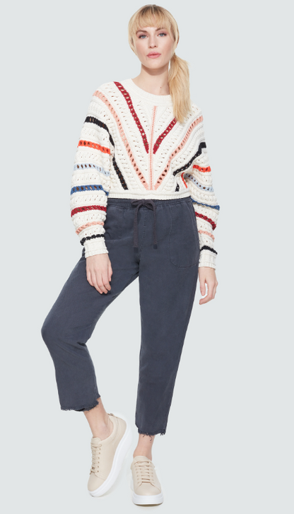 Openwork Crochet Sweater