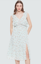 Load image into Gallery viewer, Tie Back Ruffled Midi Dress Plus
