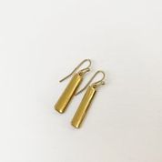 Worn Finish Metallic Earrings
