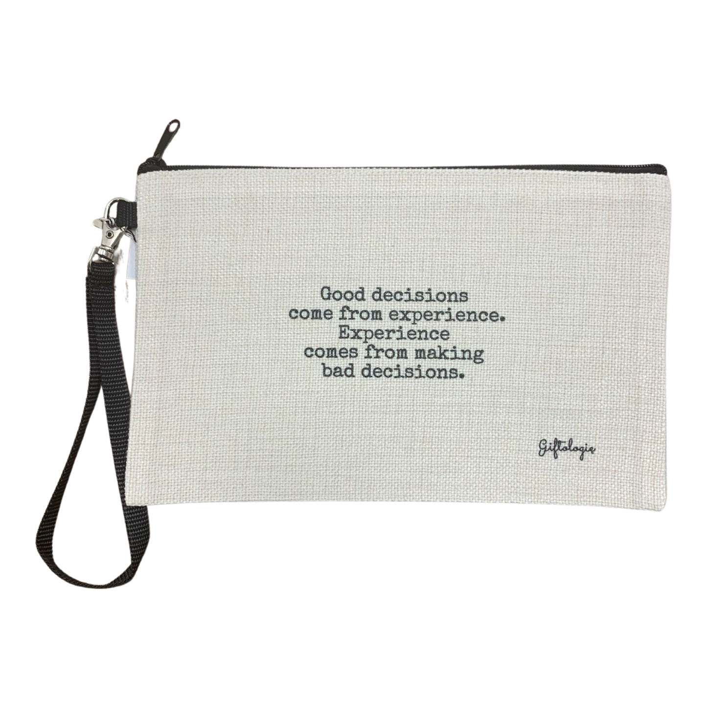 Linen Zippered Bag