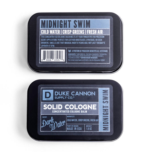 Duke Cannon - SOLID COLOGNE - MIDNIGHT SWIM