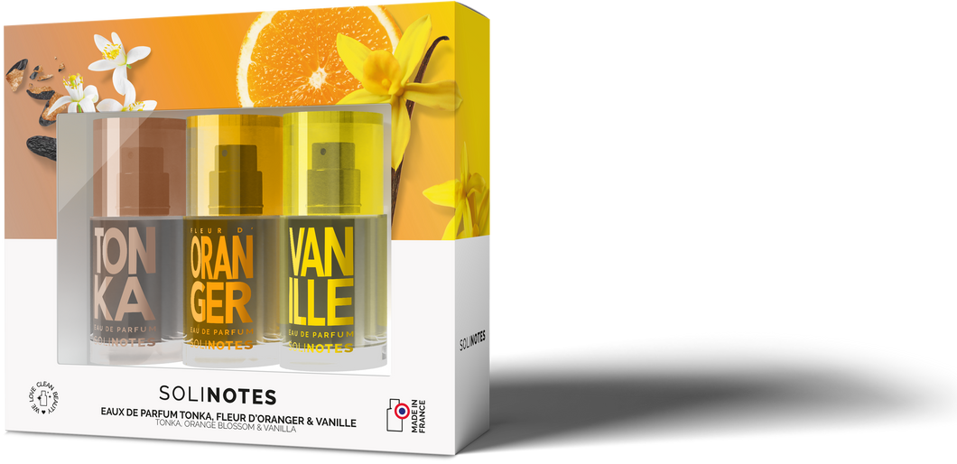 Solinotes - Happy Minis Set - Vanilla, Orange and Tonka