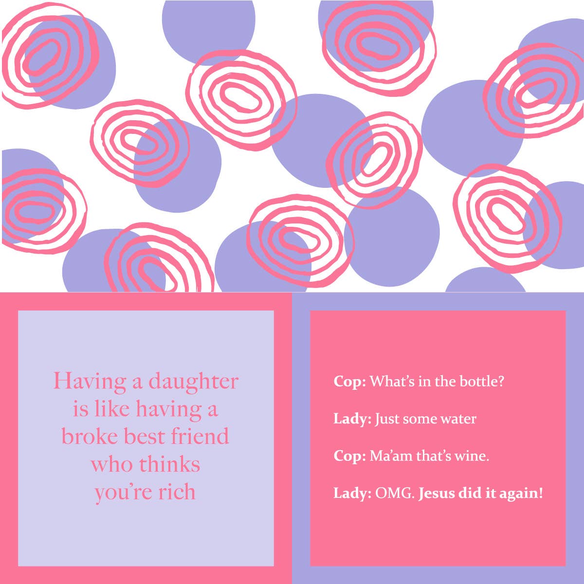 Drinks on Me coasters - Napkin: Broke Best Friend/Jesus
