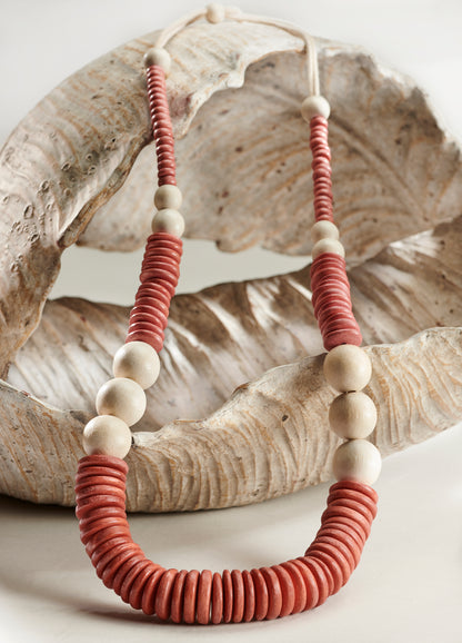 Bobble Beaded Necklace and Bracelet