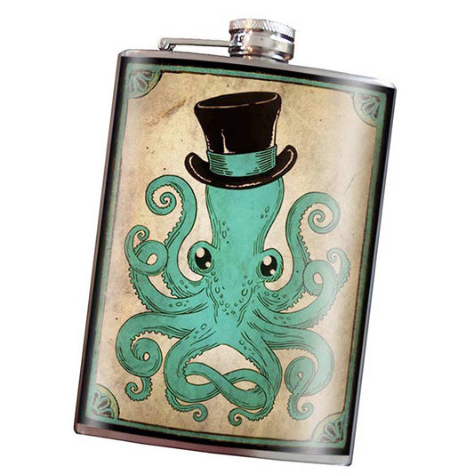 Trixie & Milo - Flask - Gentleman Octopus