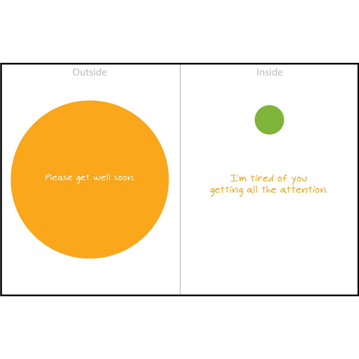"Getting Attention" Greeting Card