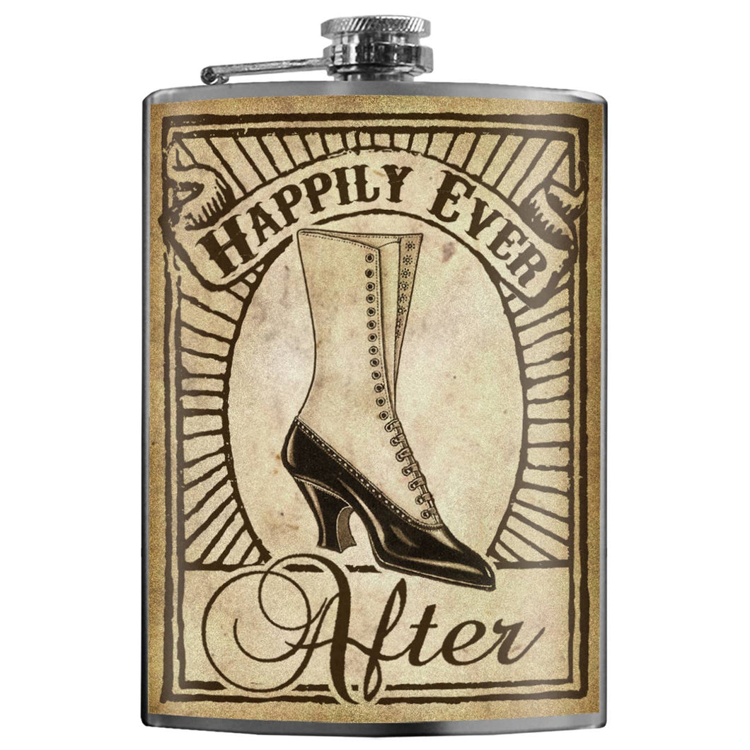 Trixie & Milo - Flask - Happily Ever After - Bride