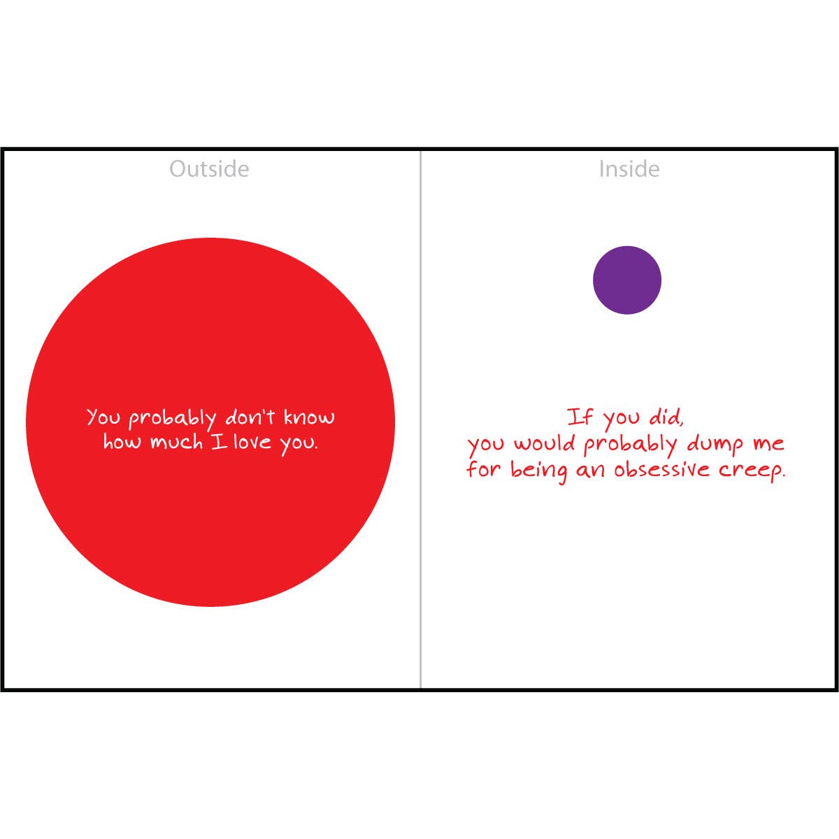 "Obsessive Creep" Greeting Card
