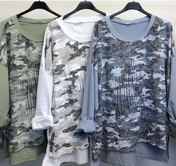 Camo star sweater sale