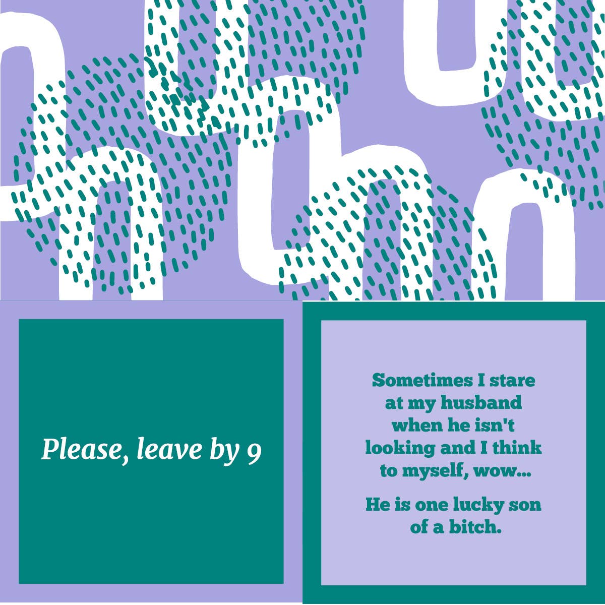 Drinks on Me coasters - Napkin: Leave by 9/Lucky