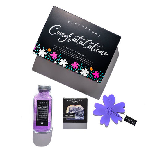 FinchBerry - Congratulations Gift Set - 3 Piece Set