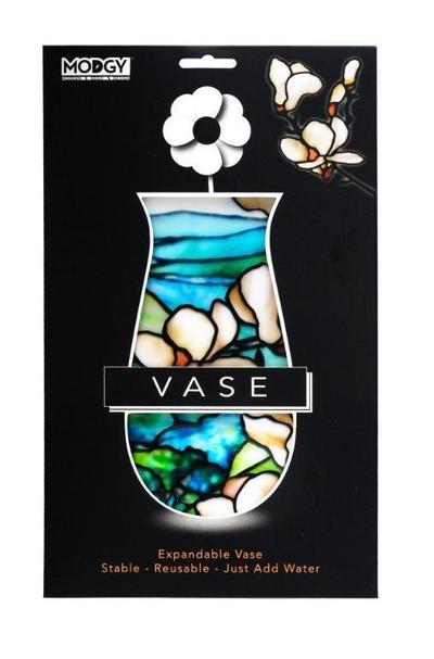 Modgy Expandable Vase - Louis C. Tiffany Magnolia Landscapes