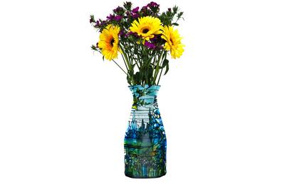 Modgy Expandable Vase - Louis C. Tiffany Iris Landscapes