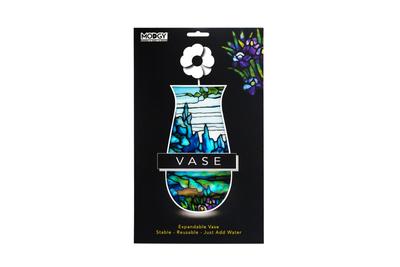 Modgy Expandable Vase - Louis C. Tiffany Iris Landscapes