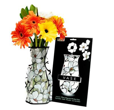 Modgy Expandable Vase - Louis C. Tiffany Magnolia Window
