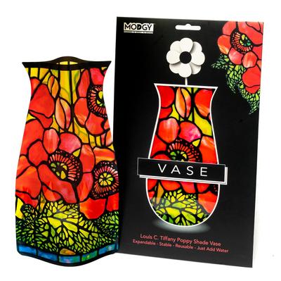 Modgy Expandable Vase - Louis C. Tiffany Poppies