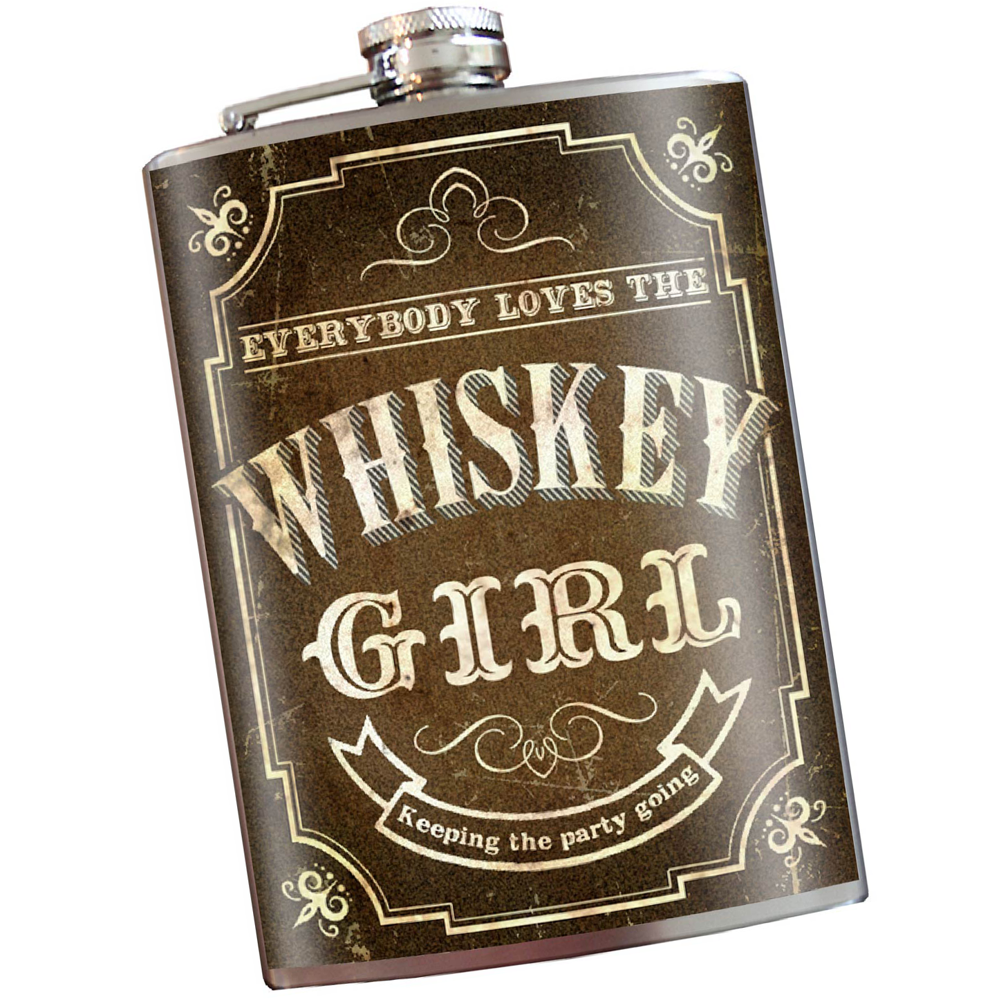 Trixie & Milo - Flask - Whiskey Girl