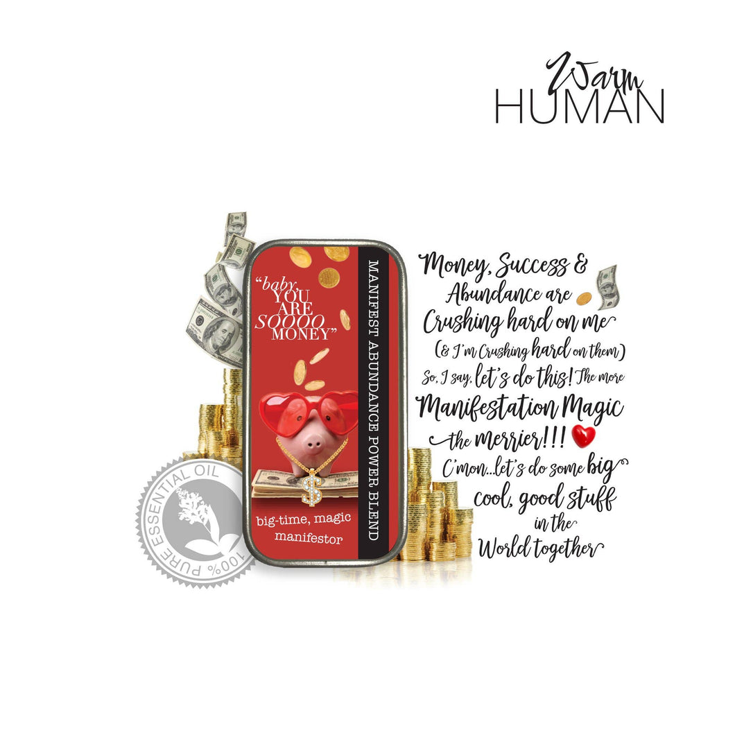 warm human - You're So Money -Blend- 100% Essential Oil Solid Perfume