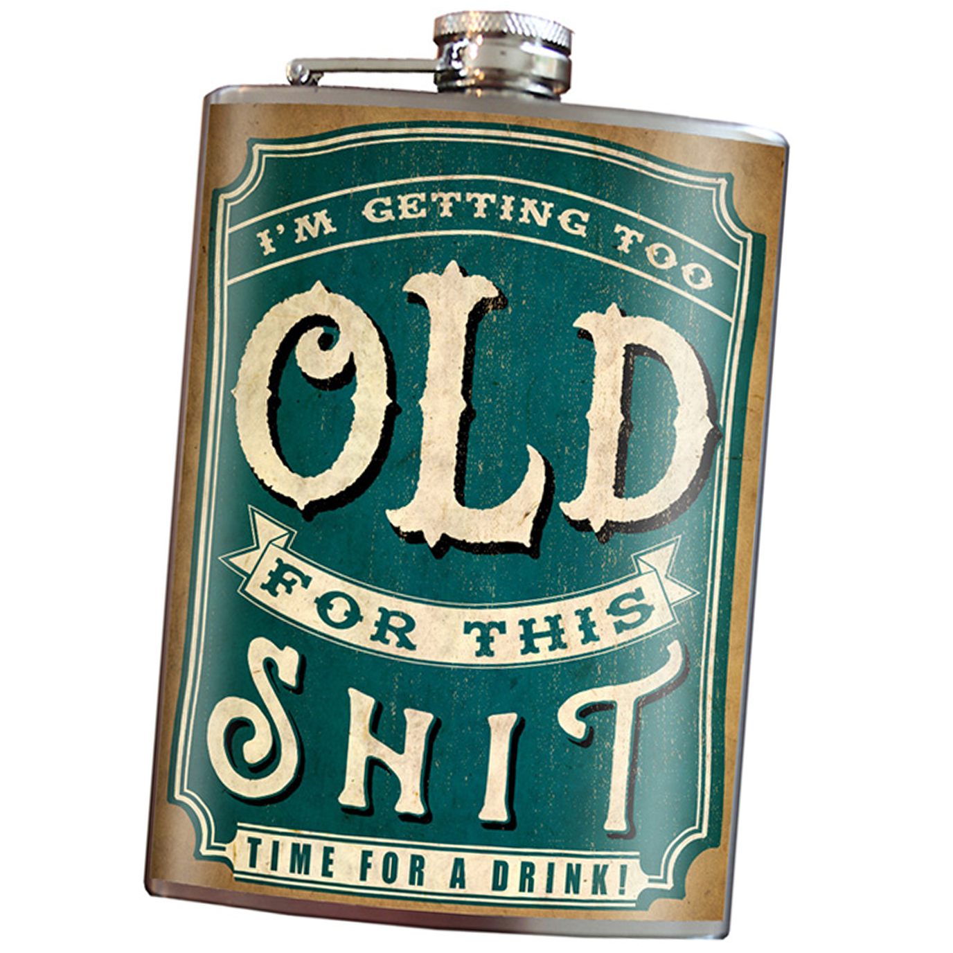 Trixie & Milo - Flask - Too Old For This Shit