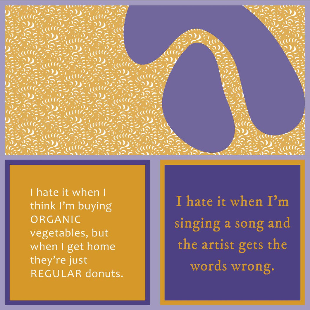 Napkin: Words Wrong/Organic Vegetables
