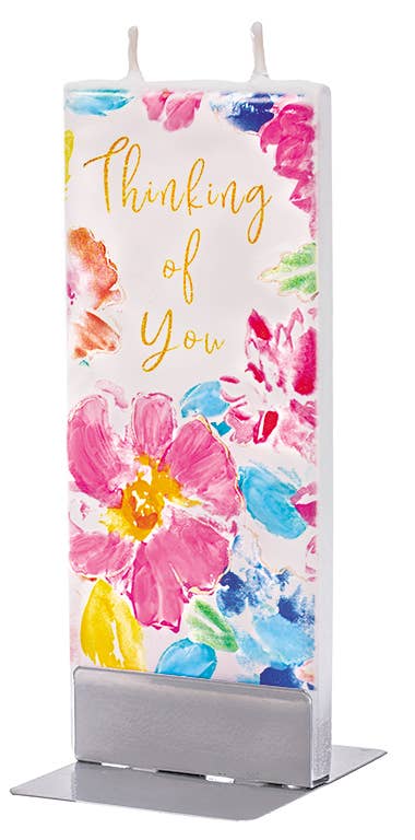 Flatyz - Flat Handmade Candle- Thinking of You Floral Print SALE