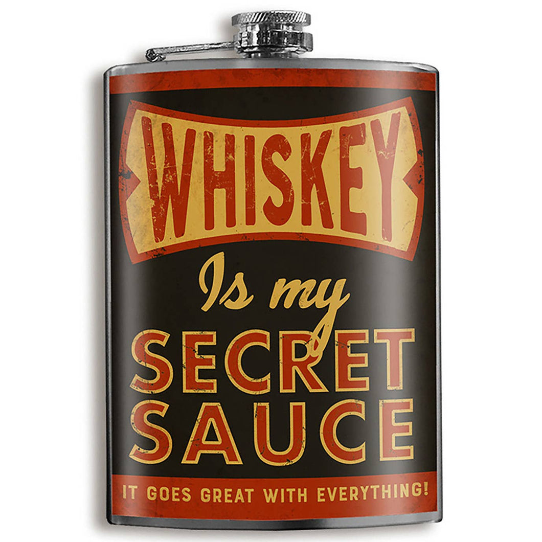 Trixie & Milo - Flask - Whiskey is my Secret Sauce
