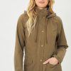 Flannel Plaid Hoodie Utility Cotton Anorak Jacket SALE
