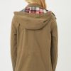 Flannel Plaid Hoodie Utility Cotton Anorak Jacket SALE