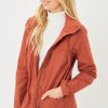 Flannel Plaid Hoodie Utility Cotton Anorak Jacket SALE