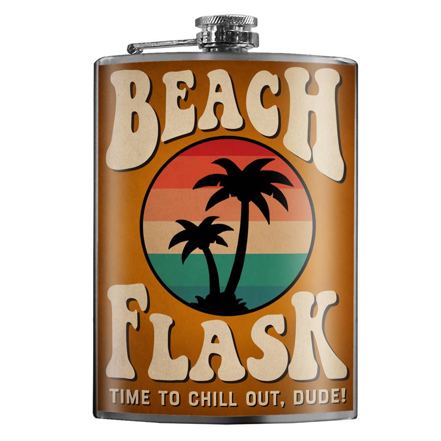 Trixie & Milo - Flask - BEACH FLASK