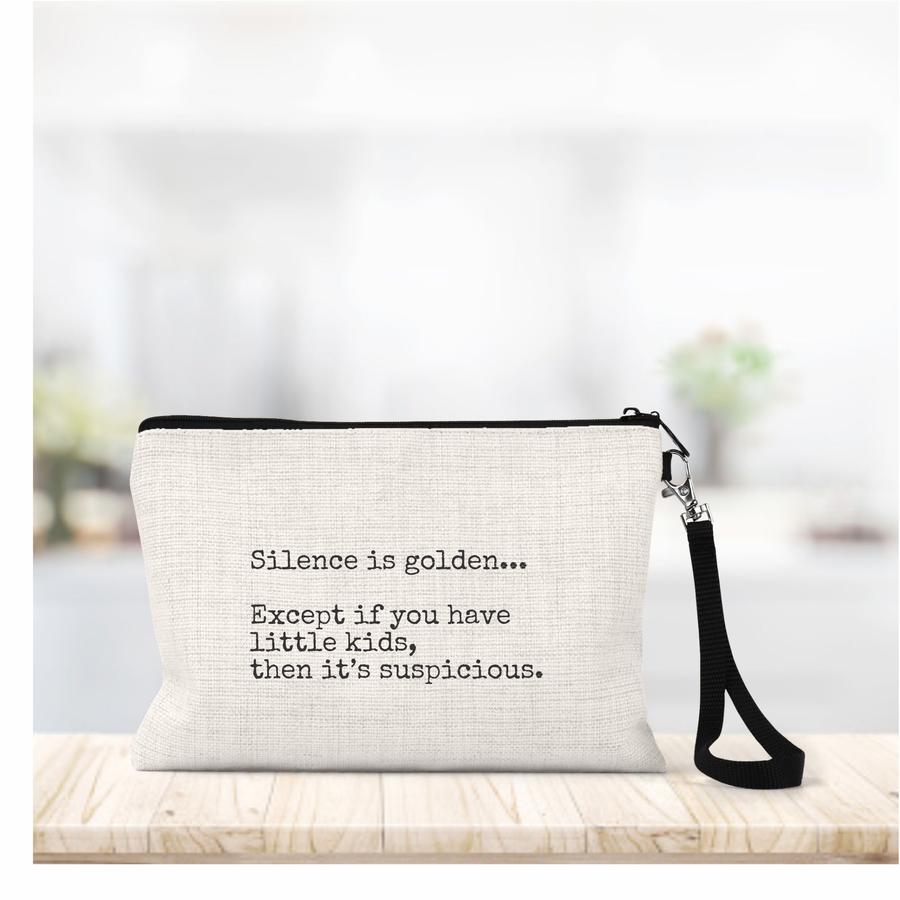 Linen Zippered Bag