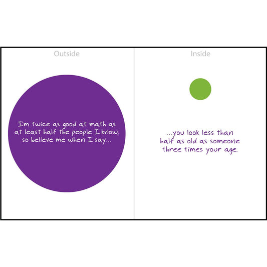 "Twice As Good At Math" Greeting Card
