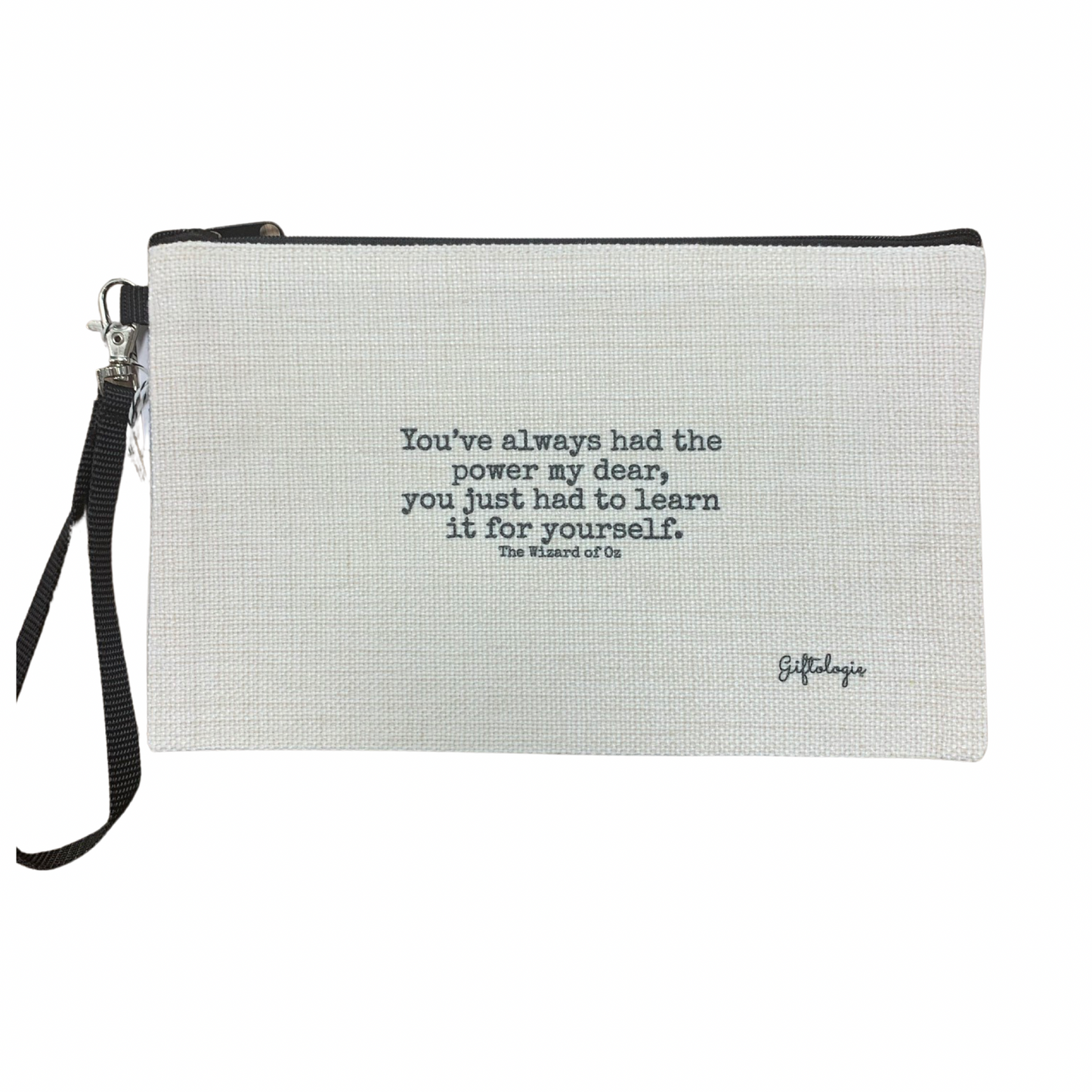 Linen Zippered Bag
