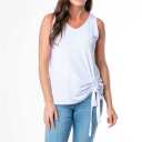 Tank Tie Hem V-Neck