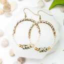Hoop Earrings with Beads