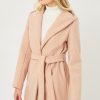 Kassie Belted Hoodie Coat