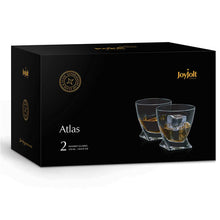 Load image into Gallery viewer, JoyJolt - Atlas Crystal Whiskey Glasses
