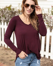 Load image into Gallery viewer, Long Sleeve Perfect Pocket Tee
