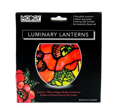 Luminary - Louis C. Tiffany Poppies