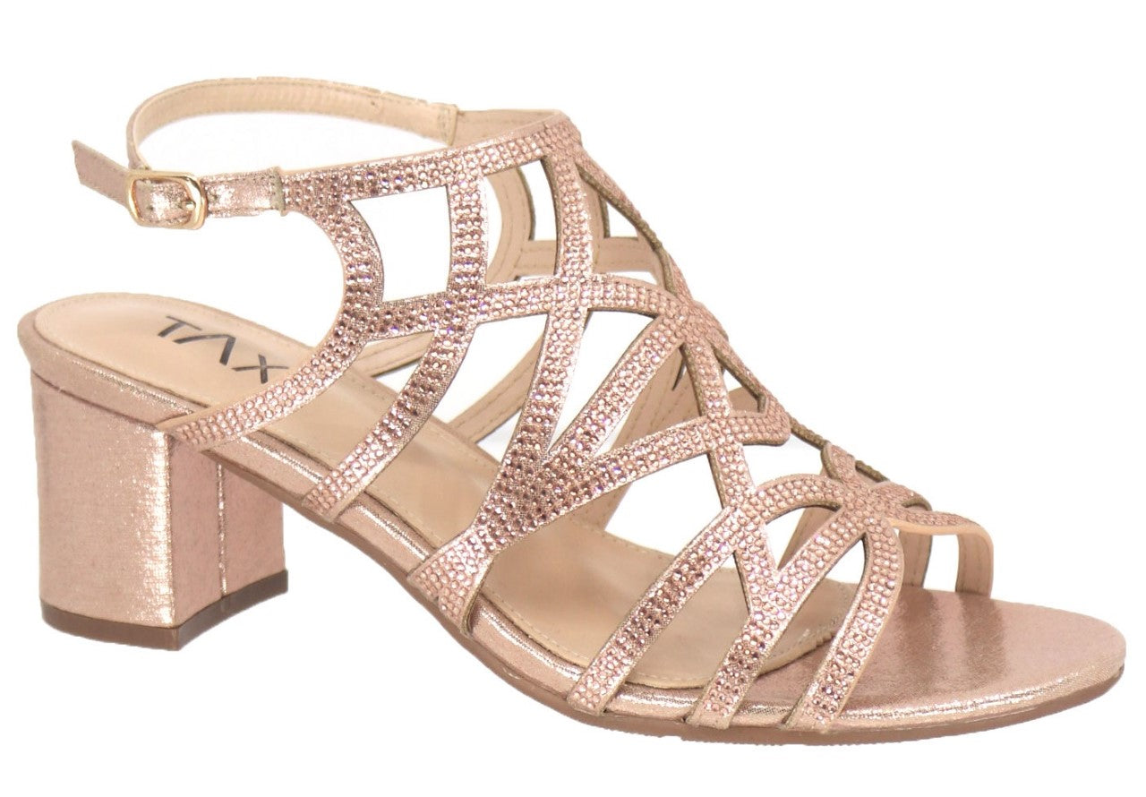 rose gold dressy shoes