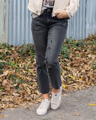 mel's fave straight leg cropped denim SALE