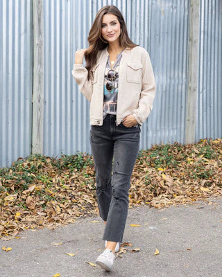 mel's fave straight leg cropped denim SALE